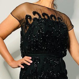 Vintage Sequined Cocktail Dress